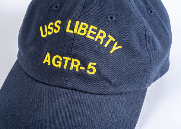 USS Liberty Golf Cap (Navy) - Image 2