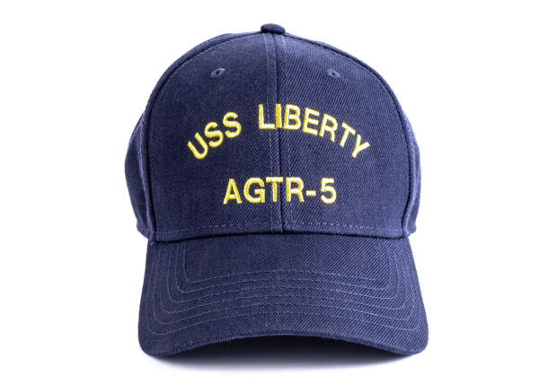 USS Liberty Baseball Hat (Navy) - Image 3